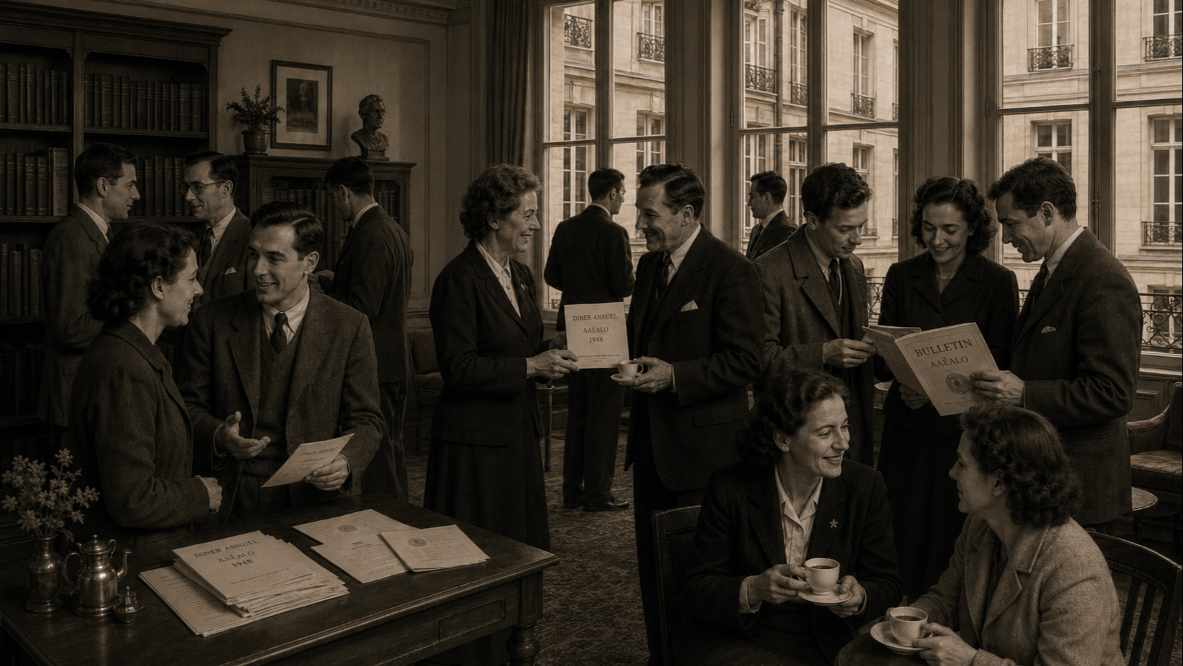 Il était une fois… l’AAÉALO — 1948–1949 : une association qui refait société