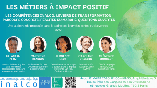 Table ronde : Les métiers métiers à impact