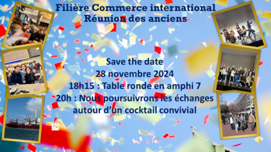 Réunion des anciens étudiants de la filière Commerce international